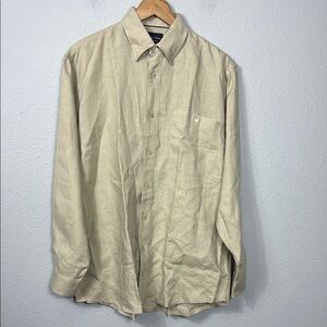 Indigo Palms‎ Denim Company Men's Linen Button-Down Shirt